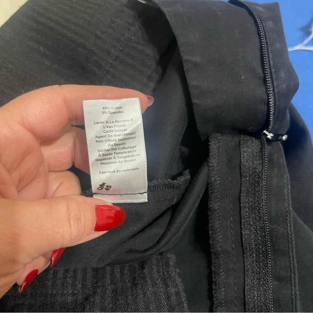 Talbots Black Cropped Pants Size 2P - Picture 11 of 11